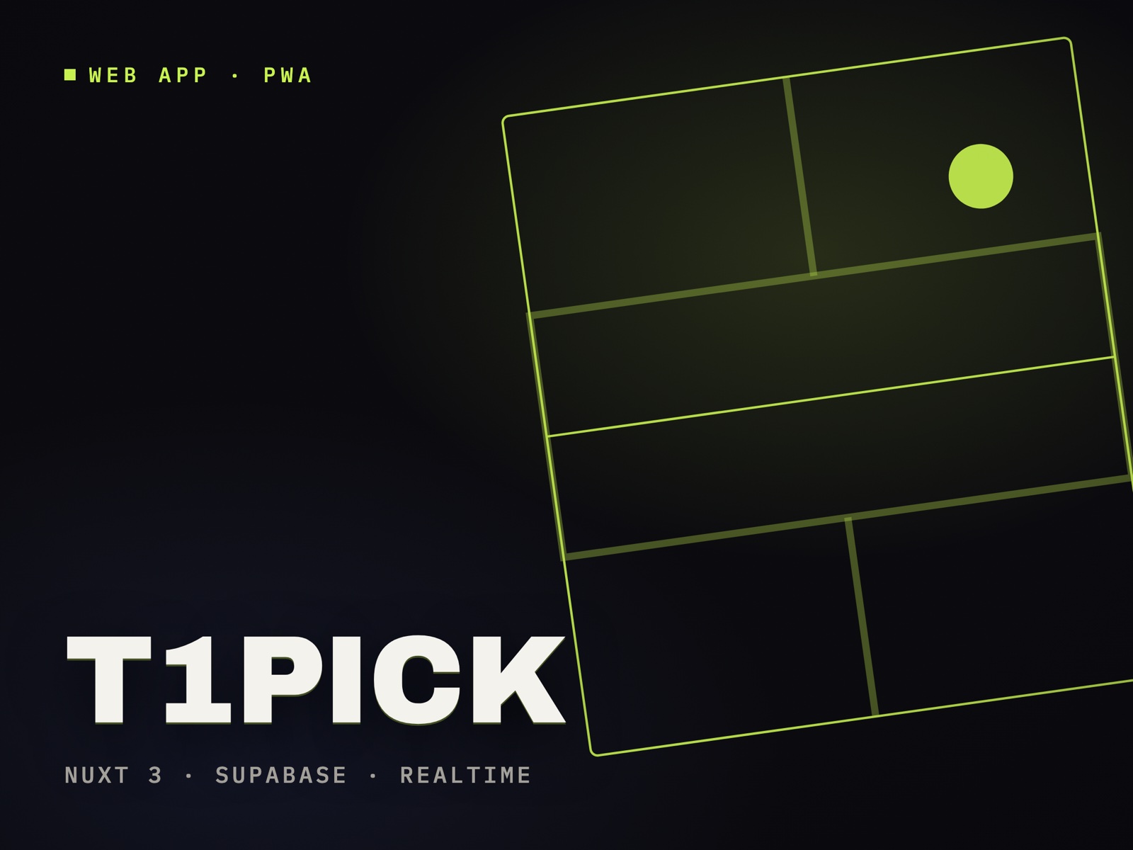 T1Pick — quản lý sân pickleball